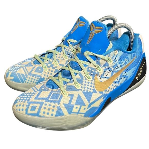 Nike Kobe Bryant 9 EM Low Hyper Cobalt Blue Multicolor 2014 646701-414 Size 10 - Picture 1 of 8